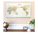 Indigo Deco Travel World Map